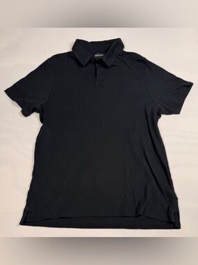 Banana Republic 100% Cotton Short Sleeve Polo Black Men’s L